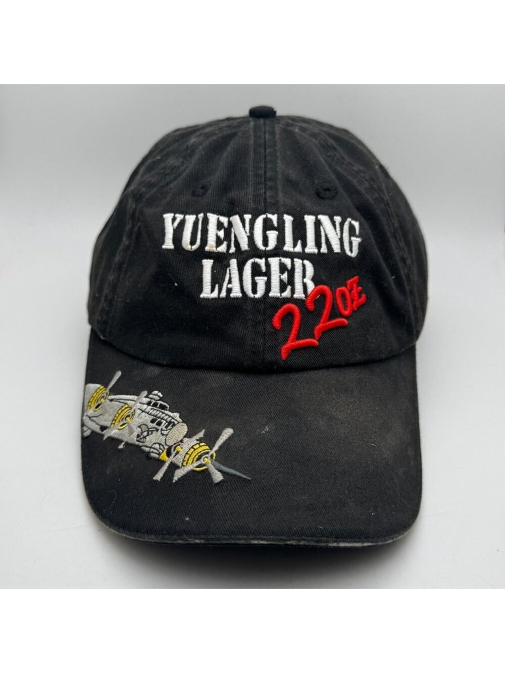 Yuengling Lager 22oz Bomber Night Black Baseball Cap Hat Adjustable United
